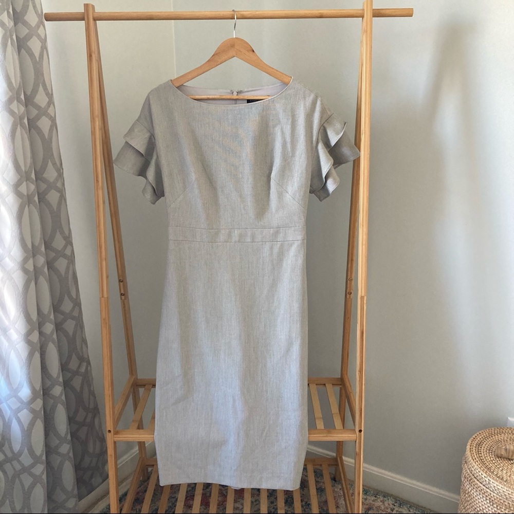NWT Banana Republic Ruffle Sleeve Wiggle Dress